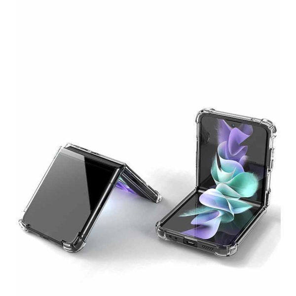 Samsung Galaxy Z Flip 3 case - pehmeä läpinäkyvä Transparent