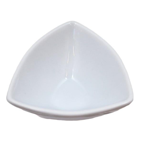 Mini posliinikulho Dip Triangular - 16 kpl pakkaus Vit