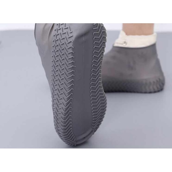 Silikoninen kengänsuoja - harmaa / musta Grey L (38-42)