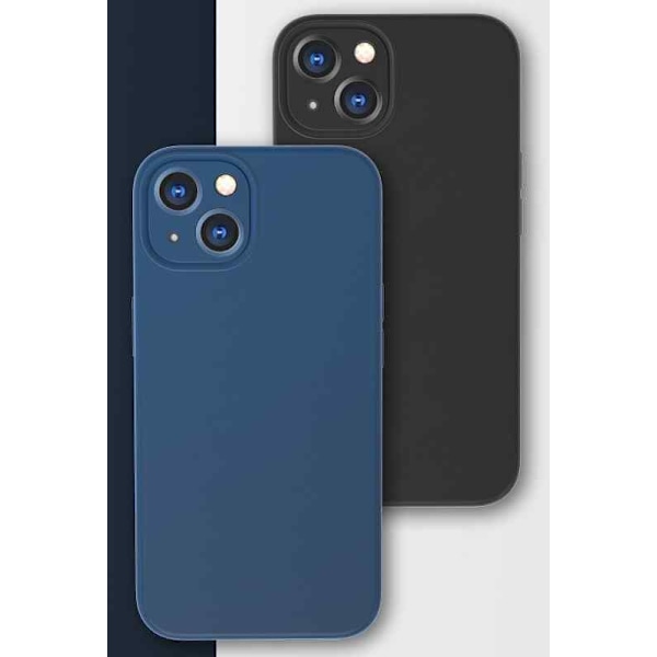 iPhone 13 Mini Skal - Mikrofiber Silikon Ljusgrön