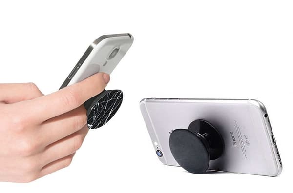 Google Pixel 7 Pro -kotelo ja sormenpidike - Suojaa ja mukavuutta - Musta