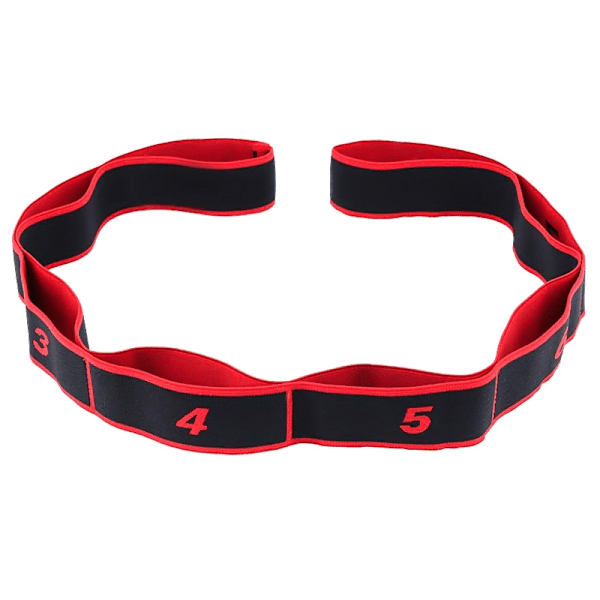 Jooga Pull Loop Strap - Venyttely / Jalkojen harjoittelu Red