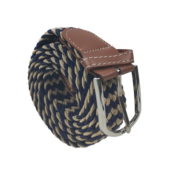 Flexibelt Canvastyg Bälte - 25 färger Svart