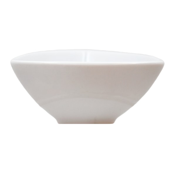 Mini posliinikulho Dip Triangular - 16 kpl pakkaus Vit