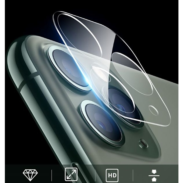 iPhone 11 Pro Max Linsskydd 0,2 mm