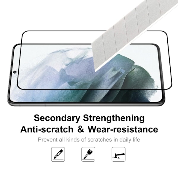 Samsung Galaxy S24 Plus - Heltäckande Härdat Skyddsglas