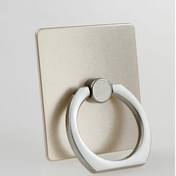 Fingerholder til smartphone - firkantet Gold