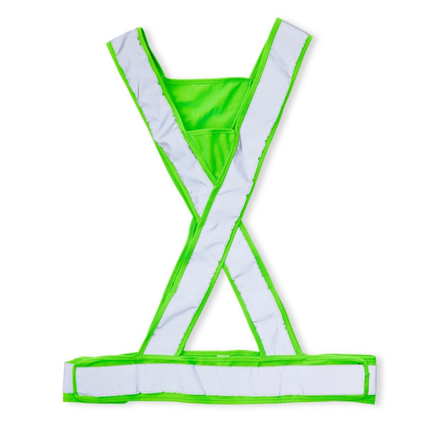 Reflective Harness - Small/Medium Yellow/Green Grön