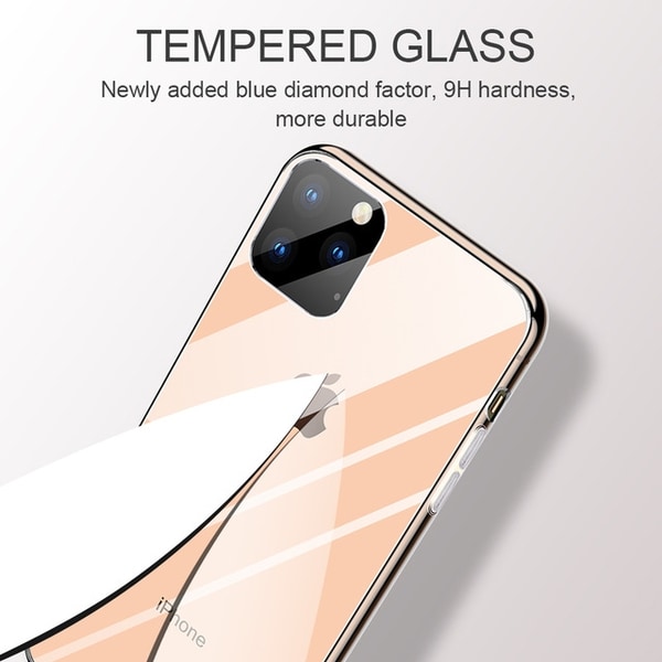 iPhone 11 Pro - läpinäkyvä kuori Vit