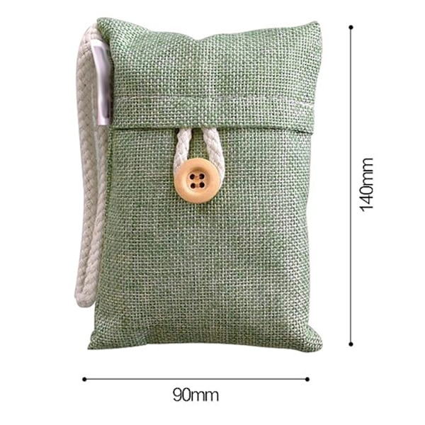 Luftrensare Bambu Kolpåse 100 g - 2-pack Grön