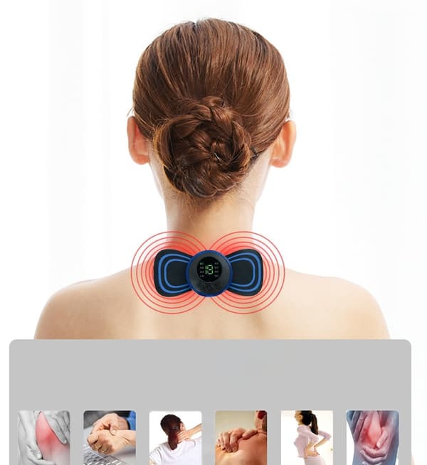 Trådlös EMS-nackmassage & elektrisk muskelstimulator
