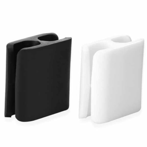 2-Pack - Kabelhållare Stor – För Effektiv Sladdhantering! Svart