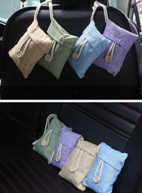Air Purifier Bamboo Carbon bag 100 g - 2-pack Gul