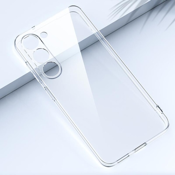 Samsung Galaxy S23 Shell & Square Finger Holder - suojaa ja mukavuutta - hopea