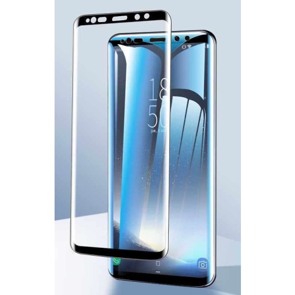 Samsung Galaxy S9 Plus - Heltäckande Härdat Skyddsglas Lim