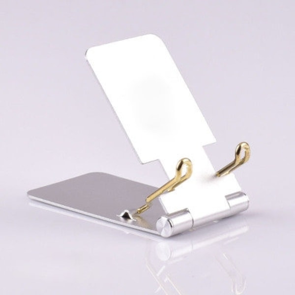 Vikbart Mobilställ - Aluminium Minimalism Guld