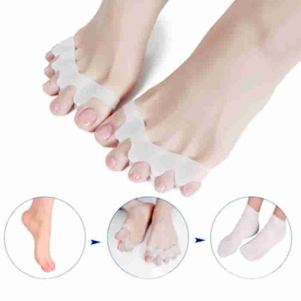 Hallux Valgus - viisi varvasta pitkä White
