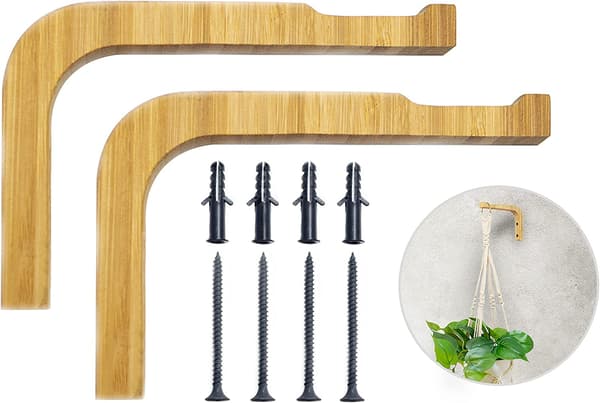 Väggkrokar - Bambu 2-pack Träd