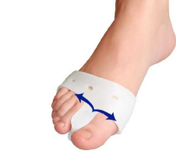 2-Pack - Hallux Valgus Skydd - Mjuk Förfot