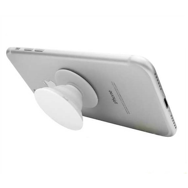 iPhone 15 Pro-etui og fingerholder - beskyttelse og komfort - hvid