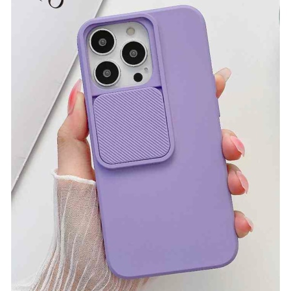 iPhone 13 Pro Shell - kameradæksel / objektivdæksel i silikone Purple