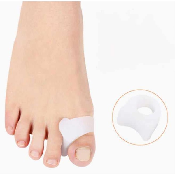 Hallux Valgus - Nattset 8 delar Vit