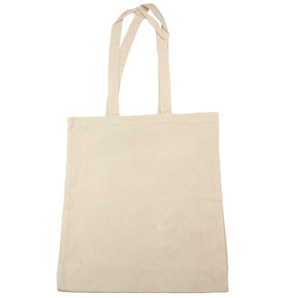 Cotton Bag Two Long Handles - Several Colors 3 pcs Orange