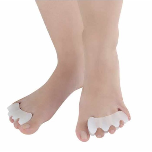 Hallux Valgus Skydd - Tådelare Vit