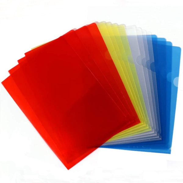 A4 File Folder - Various Colors 12/24-pack Red 24