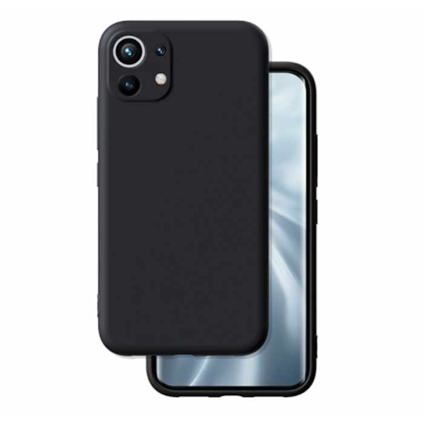 Xiaomi Mi 11 - Silikon Skal Mikrofiber Svart