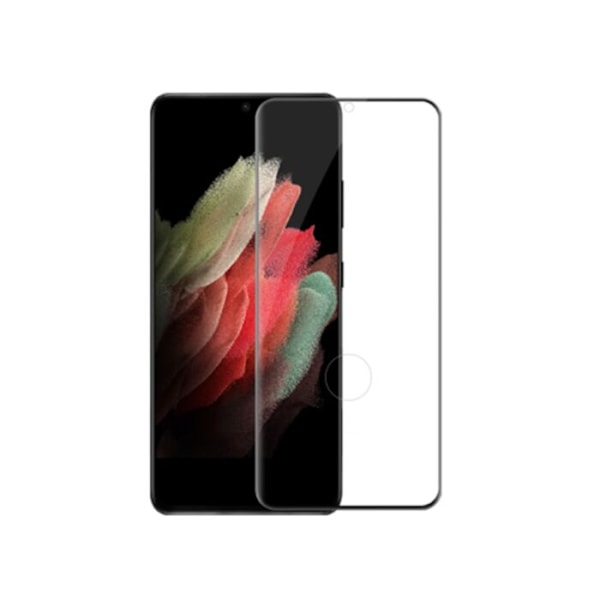 Samsung Galaxy S21 Ultra - Heltäckande Härdat Skyddsglas Lim