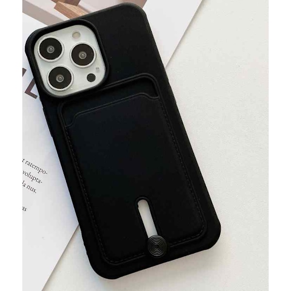 iPhone 13 Shell - Korttipaikka Black