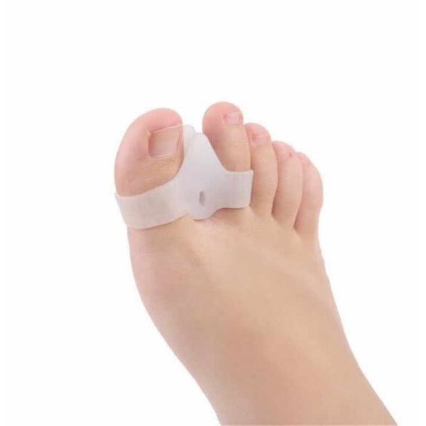 Hallux Valgus Tå Tryckavlastare 2-pack Vit