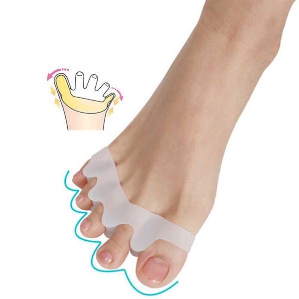 Hallux Valgus - viisi varvasta pitkä White