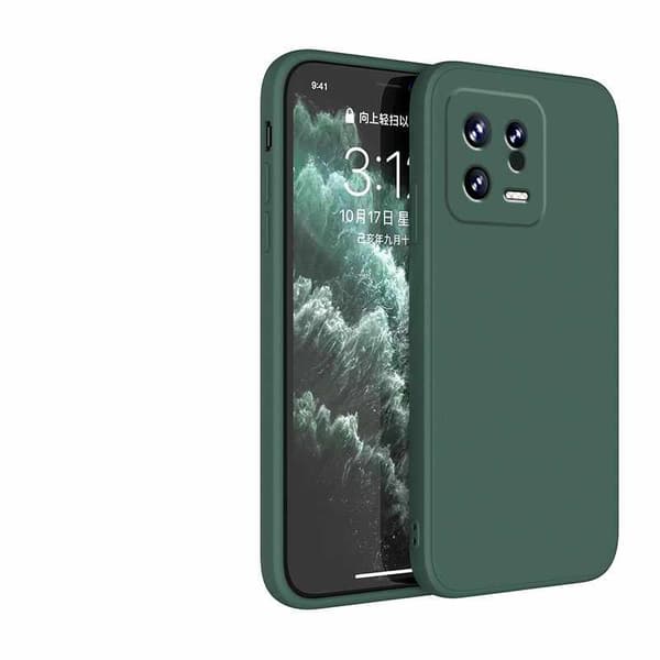 Xiaomi Mi 13 - Silicone Case Mörkgrön