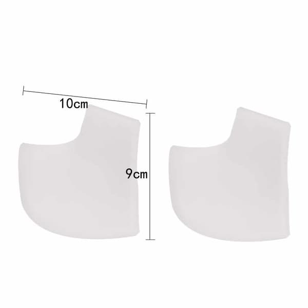 Kantapäänsuojat - Silikoni 2-pack White