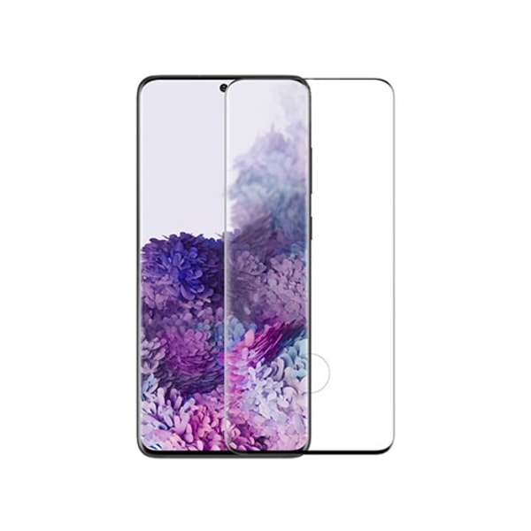 Samsung Galaxy S20 - Transparent Skal Dubbel Kortfack + Heltäckande Härdat Skyddsglas