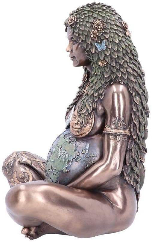 Nemesis Now Ethereal Moder Jord Gaia Konststaty Figur, Polyresin, Brons, 30cm