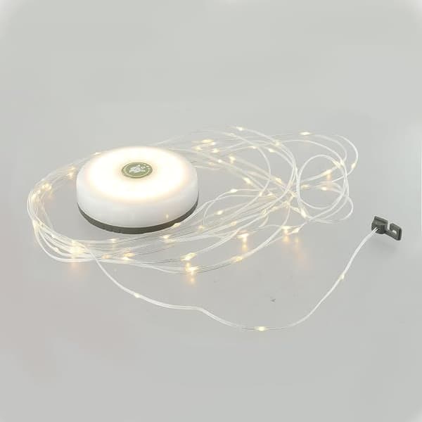 LED campinglys, teltlys, USB oppladbare, bærbare RGB campinglyslenker, egnet for camping, ferier og jul.
