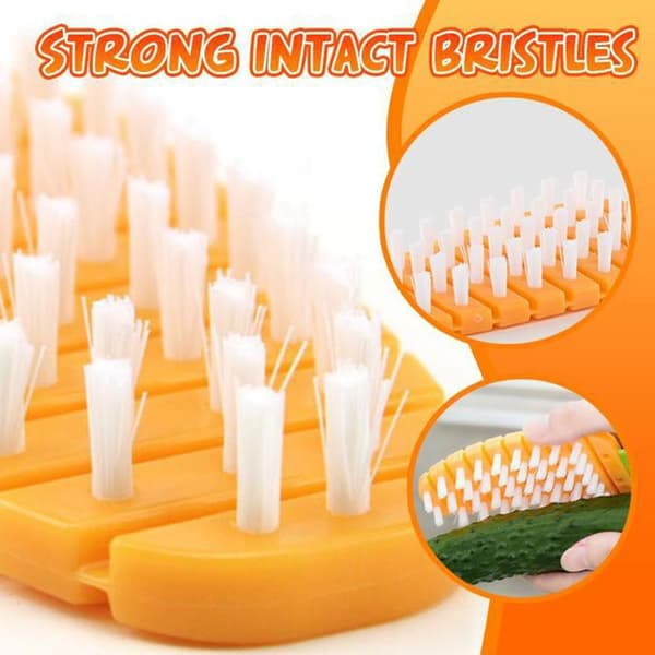 Random Vegetable Scrubber Brush Cleaning Brush Kitchen Cleaner Carrot Potato Surface Brush Kitchen Utensils