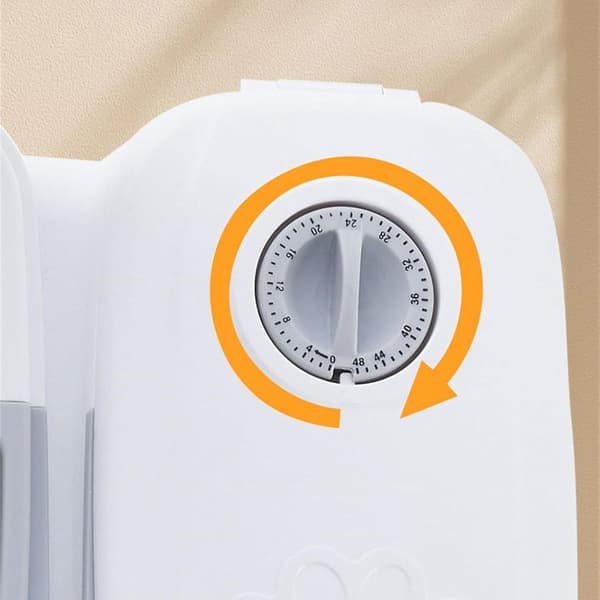 Automatisk foderautomat med tidsindstillet fodring, 350 ml kapacitet, portionskontrol, dobbelt servering, 48-timers timer, dispenser til tør- og vådfoder, automatisk foderautomat.