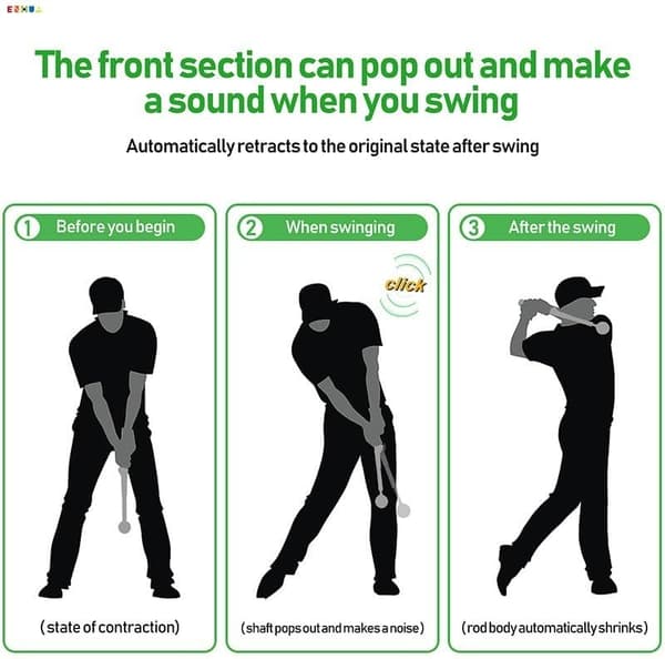 Golf Swing Trainer Aid - Golf Swing Training Aid for Fleksibilitet