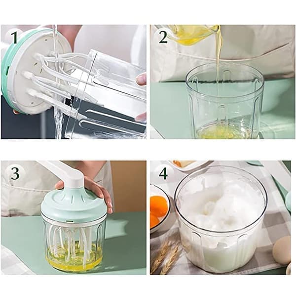 Manuel piskeris, 1200 ml husholdningsmixer