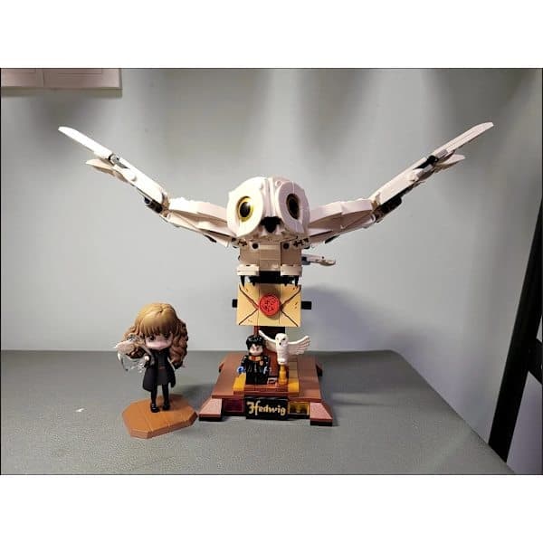 Harry Potter Uggla Hedwig Modell Byggklossar Set Barnleksak Julklapp