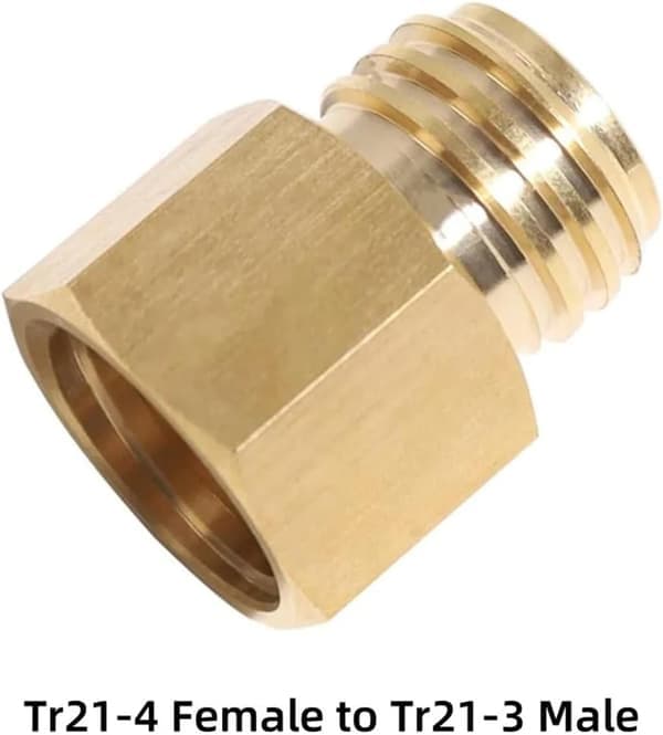 CO2-gaskonverteringsadapter til Tr21-4 hun til Tr21-3 han gevind Quooker Cube Tank Output Kobber
