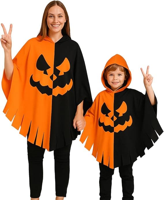 Halloween græskar kostumer, voksne græskar kapper, kvinders Halloween kostumer, børns Halloween kostumer