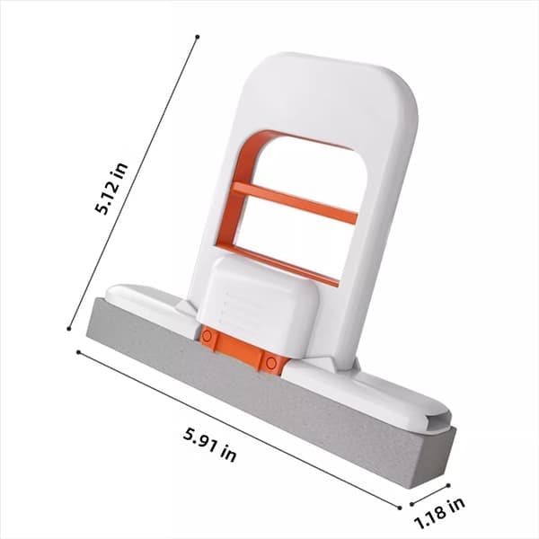 2026 New Mini Foldable Desktop Mop, Mini Mops for Small Spaces with Self-Squeezing Handle - Portable Small Mops for Bathroom & Kitchen Counters