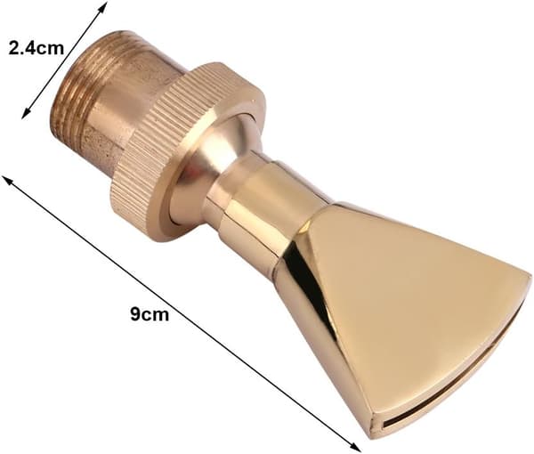 Dusjhode Messing Fontenedyse Vifteform For Hagefontene