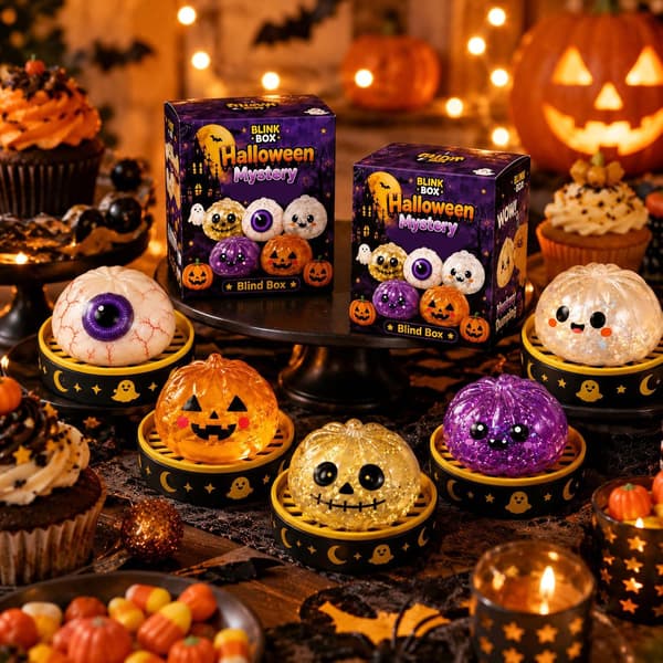 Halloween Spooky Ghost Dumpling, Dumplings Squishy med Steamer Stressbolde Stressaflastning Fidget Sensorisk til Helligdags- og Fødselsdagsgaver