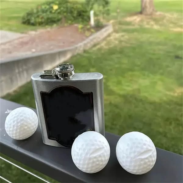 3-pack minigolfbollformade shotglas, nyhetsshotglas, perfekt present för golfentusiaster